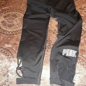 Pink Victoria's Secret Leggings